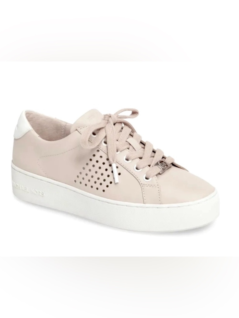 GUC- Michael Kors ‘Poppy’ Platform Lace-Up Leather Sneaker